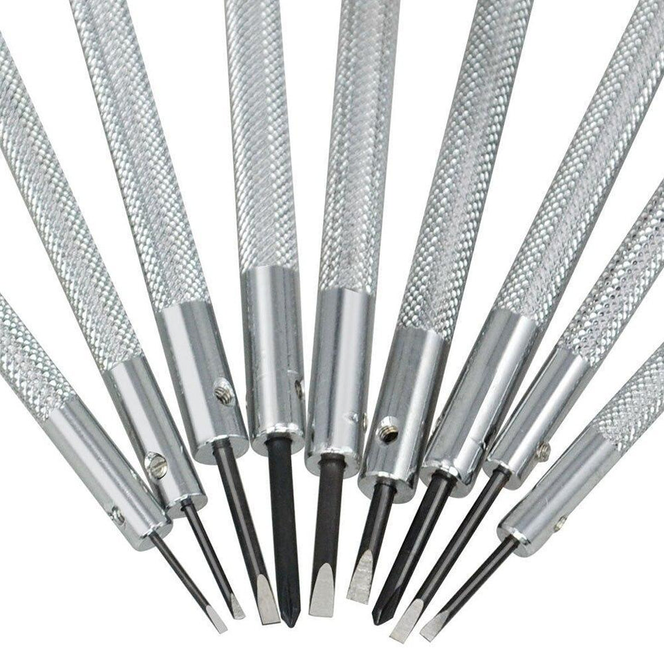 9pcs Repair Metal Practical Slotted Multipurpose