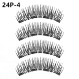 False Eyelashes Magnetic Natural 3 Magnets Set Natural Long Wearing Without Glue Long Lasting Multiple Magnetic Eyelashes