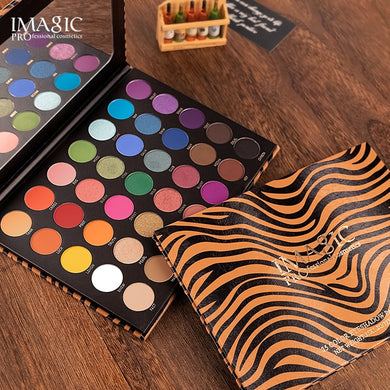 IMAGIC 35 Color Eyeshadow Palette Matte Glitter Eyeshadow Primer Luminous Eye Shadow Ladies Gift Qual Codigo Rastreio
